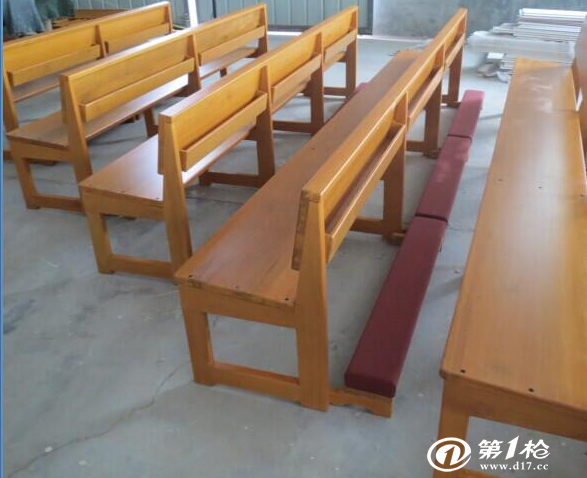 堂会长椅实木椅子连椅诵经台聚会椅教堂椅