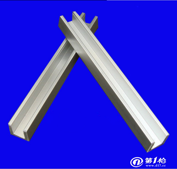 铝合金槽铝u型槽铝u形铝合金玻璃固定单槽铝型材
