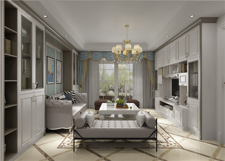 家具选择找江西阿诺德 白色定制类多功能客厅柜