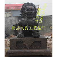 厂家供应铸铜狮子雕塑 