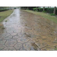 徐州景观道路压模地坪彩色混凝土装饰路面施工材料厂家*缩略图