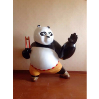 憨笨功夫熊猫卡通出租租赁可爱功夫熊猫模型材质功夫熊猫出租