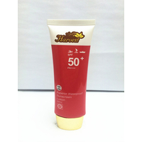 SPF 50+ 防晒乳塑料包装