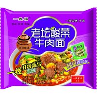  *袋装老坛酸菜牛肉面