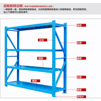 仓储货架家用置物架子轻型仓库储藏展示架可订制