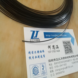 0.5mm微细不锈钢钢丝绳 黑色包胶钢丝绳 
