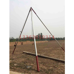 高强铝镁合金12米线杆 管式三角立杆器水泥杆立杆机