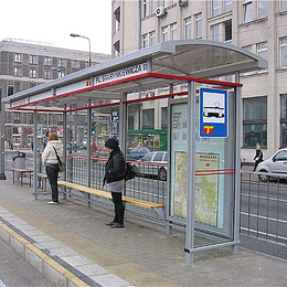 供应欧凡广告装潢工程-公交车站台
