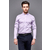 拉雅网-浅紫色提花纯棉领尖扣衬衫订做-男式衬衫定制缩略图1