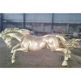 北京园林铜马,园林铜马制作,世隆雕塑
