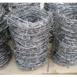 供应优科丝网农场边界防护用电镀锌刺绳
