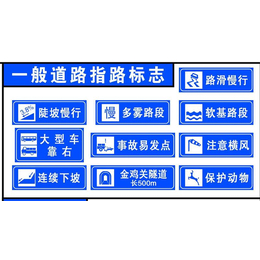 道路指示标志-交通警告标志-深圳标志牌厂家缩略图