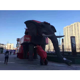 上海专租赁业道具展览机械大象出租****