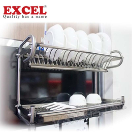 新加坡EXCEL品牌不锈钢碗盘架两用碟架碗304不锈钢置物架