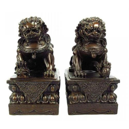 甘肃铜狮子、宏达雕塑(在线咨询)、铜狮子拉手