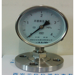 膜片压力表YPF系列_防腐蚀型压力表价格_西安云仪