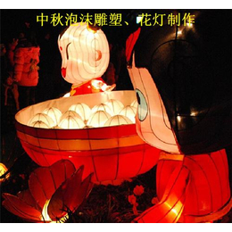广州旭凯装饰工艺品、泡沫雕塑、玉兔泡沫雕塑摆件