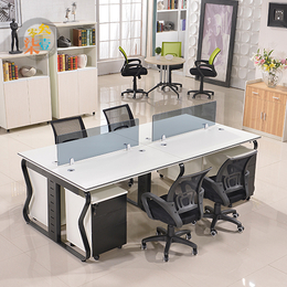 郑州办公家具现代职员桌员工桌子简约时尚办公桌电脑桌可定制