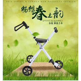 米高同款简易轻便携儿童折叠车三轮婴儿超轻手推车溜娃神器