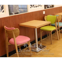 深圳厂家定制餐厅桌椅茶餐厅桌椅快餐店餐桌椅板式餐桌