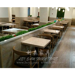 龙华甜品店茶餐厅中餐厅板式餐桌椅 简约时尚咖啡厅两人位餐桌