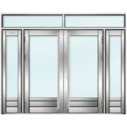 太原不锈钢玻璃门、不锈钢玻璃门定做、广鑫不锈钢