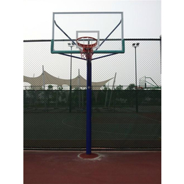 地埋圆管篮球架,地埋圆管篮球架定制,奥健体育