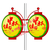 上海厂家订做带面板圆灯笼形路灯杆广告灯箱缩略图4