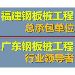 厦门钢板桩围堰施工公司-厦门基坑开挖钢板桩围护公司