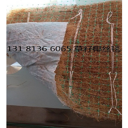 麻椰固土毯 植物纤维毯 *冲植生毯 麻椰固土毯