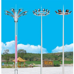 环球太阳能(图)、led广场高杆灯、高杆灯