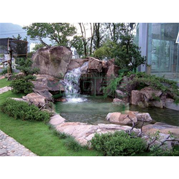 假山鱼池|尚层景观设计(在线咨询)|徐州别墅景观设计
