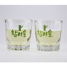 韩式真露玻璃酒杯烈酒杯印花贴花厂家