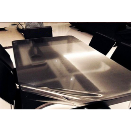 磨砂防水印水晶垫透明pvc软玻璃 餐布桌布水晶板 防油防污缩略图