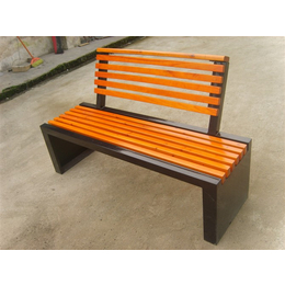 定制 怀化社区塑木公园椅 休闲椅功能 地铁等候椅