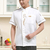 武汉光谷夏季短袖厨师服定做 酒店西餐厨师长服装厨衣定制缩略图3