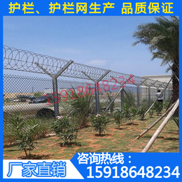 护栏网生产厂家 广州物流园区隔离护栏 菱形勾花网护栏网 汕头