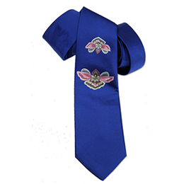 创意送外国男士礼物一涵手工刺绣领带