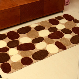 现代简约进门地毯地垫 可裁剪鹅卵石欧式玄关防滑门垫脚垫子