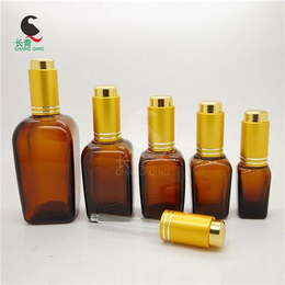 电化铝*蒙砂精油瓶|广州蒙砂精油瓶|广州长青玻璃(图)