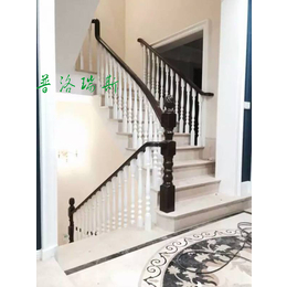 惠州实木楼梯.家庭楼梯现场安装图片