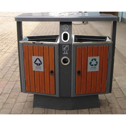 钢木垃圾桶_恒诺环卫设备品质保证(在线咨询)_钢木垃圾桶批发
