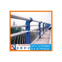 苏州大桥河道两侧防护栏杆 不锈钢碳钢复合管护栏