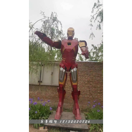 玻璃钢钢铁侠雕塑玻璃钢机器人雕塑 