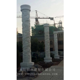 曲阳龙柱雕刻制作   永权雕塑龙柱雕刻供应厂商