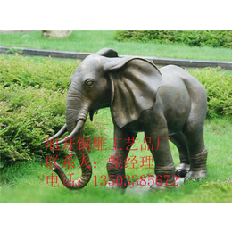 唐县旭升铜雕工艺品厂铸造铜大象定做厂家动物雕塑