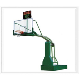 电动液压篮球架多少钱、健之美、比赛用电动液压篮球架