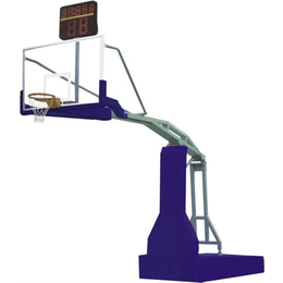 电动液压篮球架厂家(图)|比赛用电动液压篮球架|健之美