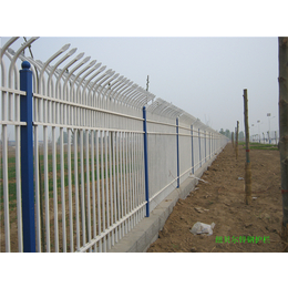 建筑围墙锌钢护栏样式好看 围墙护栏颜色自由搭配