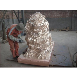 定制铜狮子、江苏铜狮子、博创雕塑
